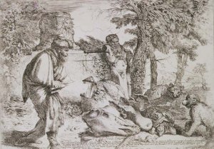 Rebecca Led by the Servant of Abraham, c.1650