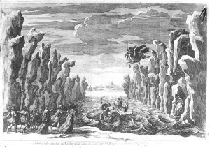 Set design for 'Atys', from a collection entitled 'Les Menus Plaisirs du Roi'