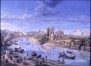 View of the Castel Sant Angelo, Rome, 1685