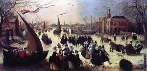 A Winter Skating Scene
