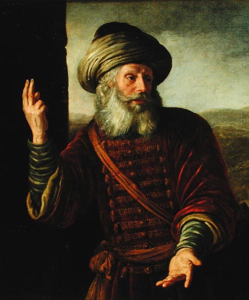 Portrait of an Old Man in an Extravagant Costume