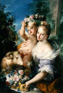 The Nymph Adrastia and the Goat Amalthea with the Infant Zeus