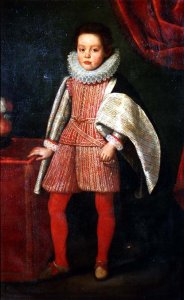 Ferdinando II 1610-70 Grand Duke of Tuscany and Maria Ludovica de Medici with the Governess