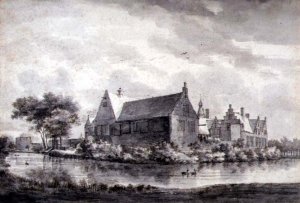 Scandinavian river Landscape