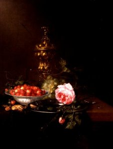 Still Life of Fruit and Shellfish