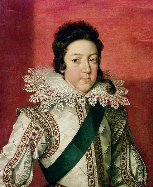Portrait of Louis XIII 1601-43 as a Boy, wearing the Order of the Saint Espirit, c.1616