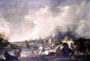 Gustavus Adolphus II in the Battle of Luetzen on 16th November 1632, c.1635