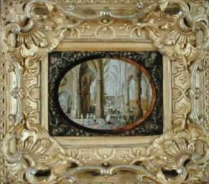 A Cathedral interior with a mass