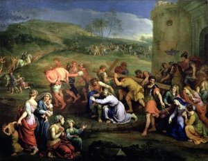 St Charles Borromeo 1538-84 Administering the Sacrament to Plague Victims in Milan in 1576