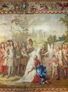 The Entry of Louis XIV 1638-1715 and Marie-Therese 1638-83 of Austria in to Arras 30th July 1667 1685