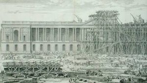 Louis XIV 1638-1715 and his Entourage Visiting the Garden of the King