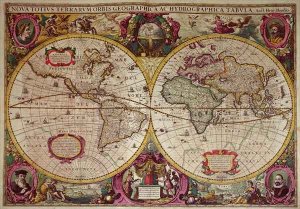 A New Land and Water Map of the Entire Earth