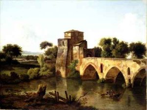 River Scene with a Fisherman