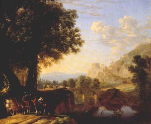 Landscape With Bathing Nymphs