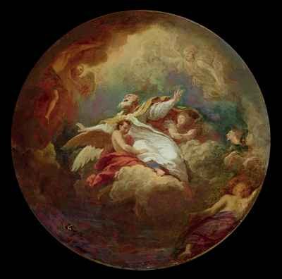 Apotheosis of St. Ambrose (347-397) study for the decoration of the Invalides