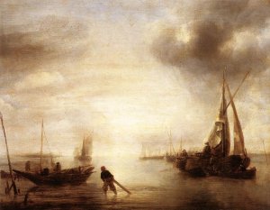 Dutch Yacht Firing a Salvo 1650