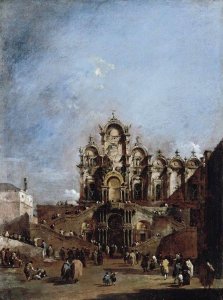 View of the Molo towards the Santa Maria della Salute  1775-80