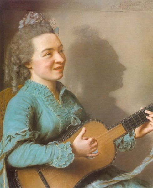 Portrait of Marie-Justine-Benoite Favart-Duronceray  1757