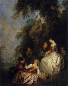 A Country Festival with Soldiers Rejoicing 1728