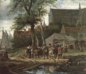 Tavern with May Tree 1664