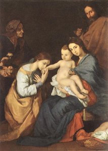 The Holy Family with St Catherine 1648
