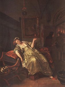 Bathsheba Receiving David's Letter