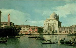 The Grand Canal Venice looking East from the Campo di San Vio