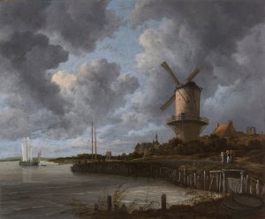 The Windmill at Wijk bij Duurstede c. 1670