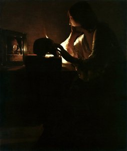 St. Irene Removing Arrows from St. Sebastian's Leg