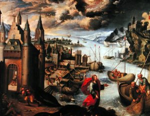 Christ calling St. Peter and St. Andrew, from a series of Signs of the Zodiac, 1681