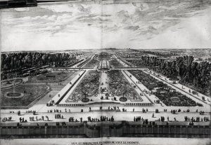 Perspective View of the Garden of Vaux-le-Vicomte