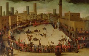 A Festa in the Campo del Campo, Siena, 1597