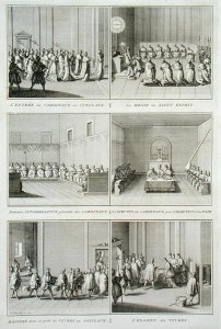 Electing the Pope, from the Encyclopedia by Denis Diderot 1713-84, published c.1770