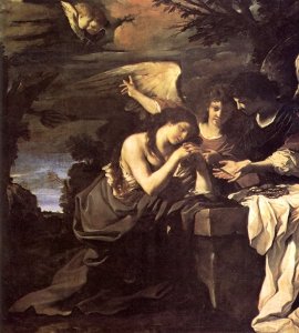 Magdalen And Two Angels 1622