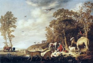 Orpheus With Animals In A Landscape