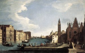 The Grand Canal with the Church of La Carità 1734-37