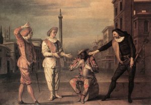 Scene from the "Master Andrew's Tomb" c. 1707